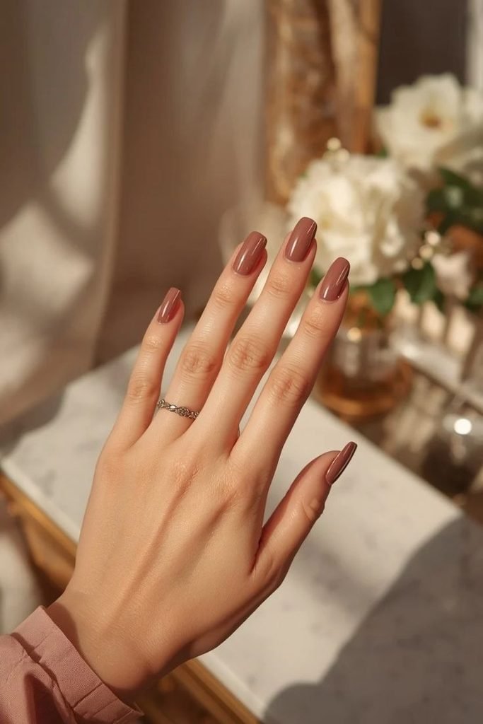 mocha-chrome-nails