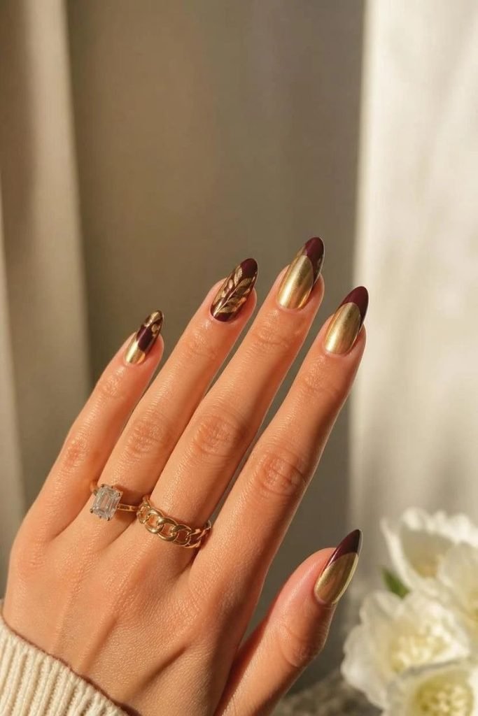gold-chrome-with-burgundy-accents