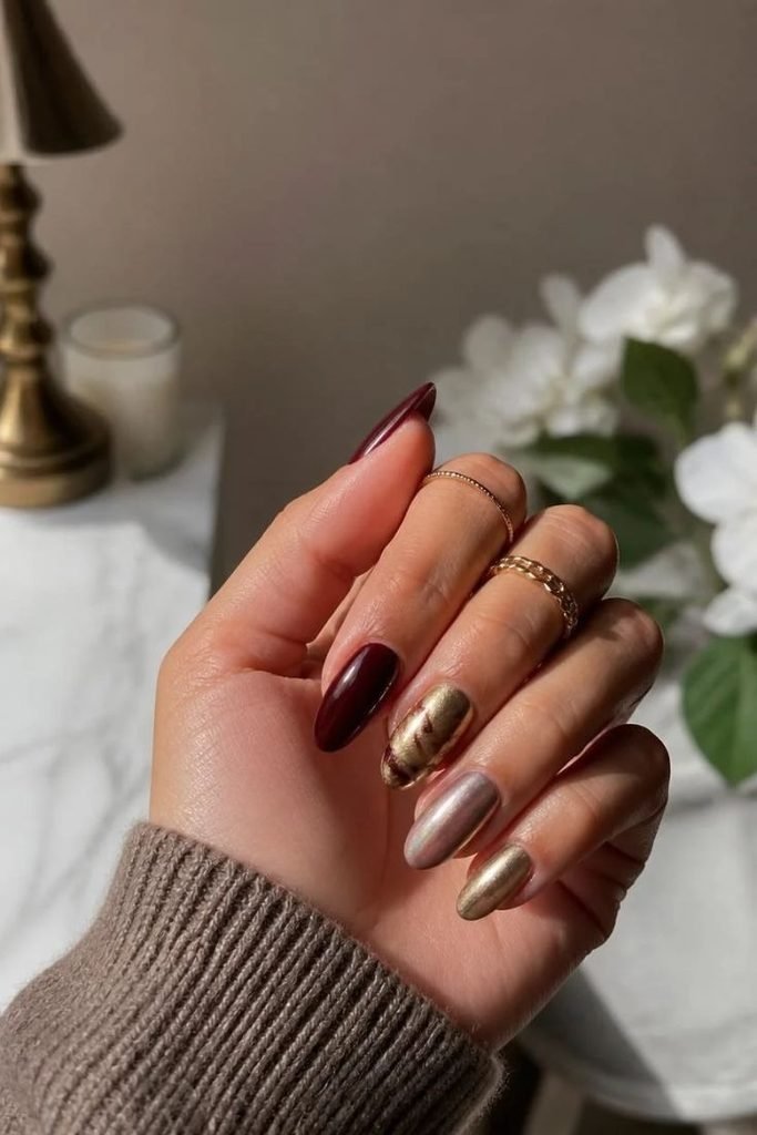 mixed-metallic-fall-nails