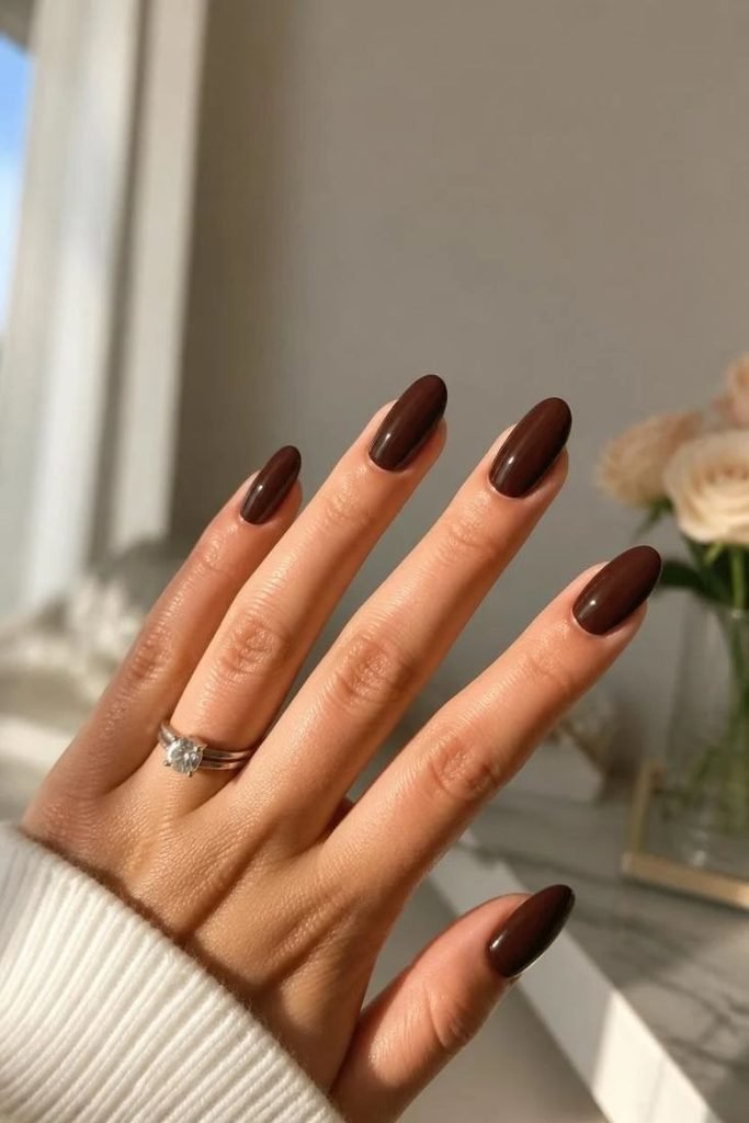 classic-chocolate-brown-nails
