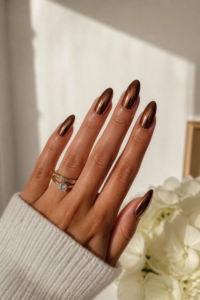 brown-chrome-nails