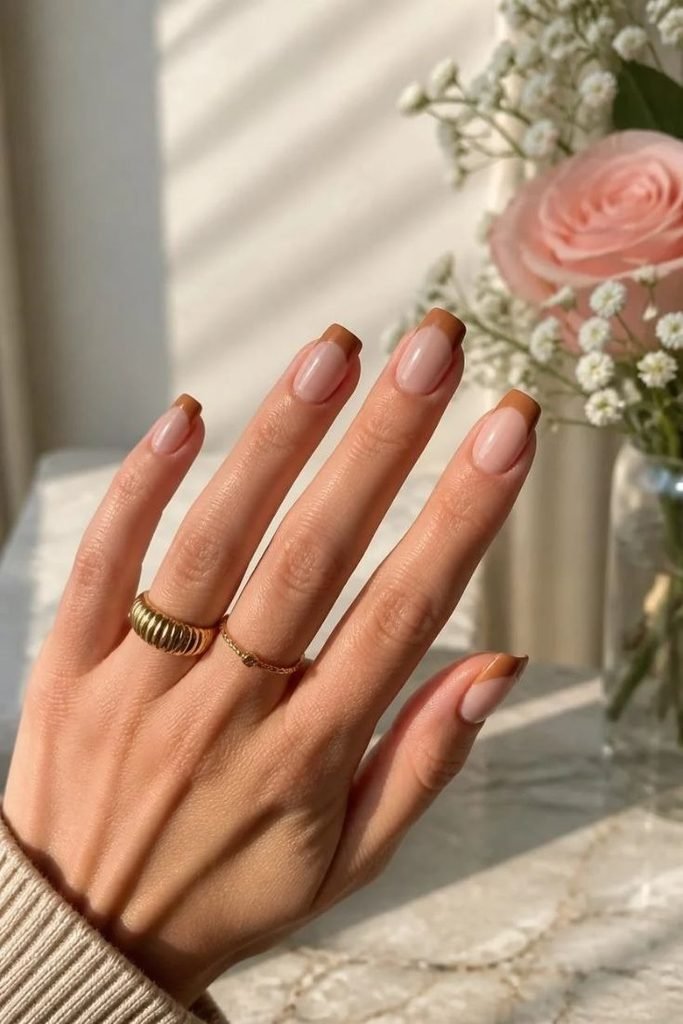 caramel-french-tips