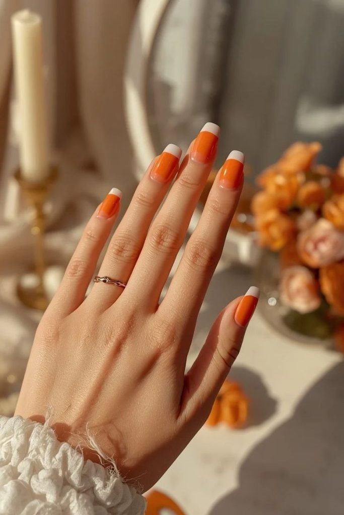 pumpkin-french-tips
