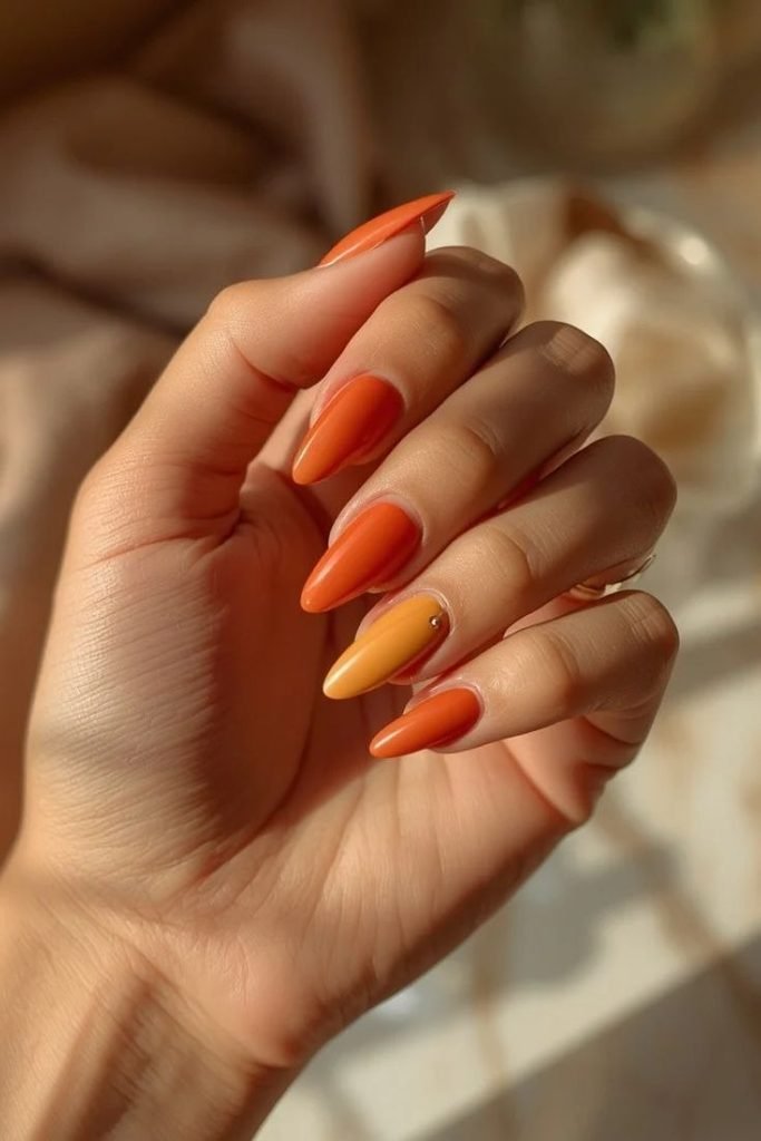 pumpkin-spice-ombre-nails