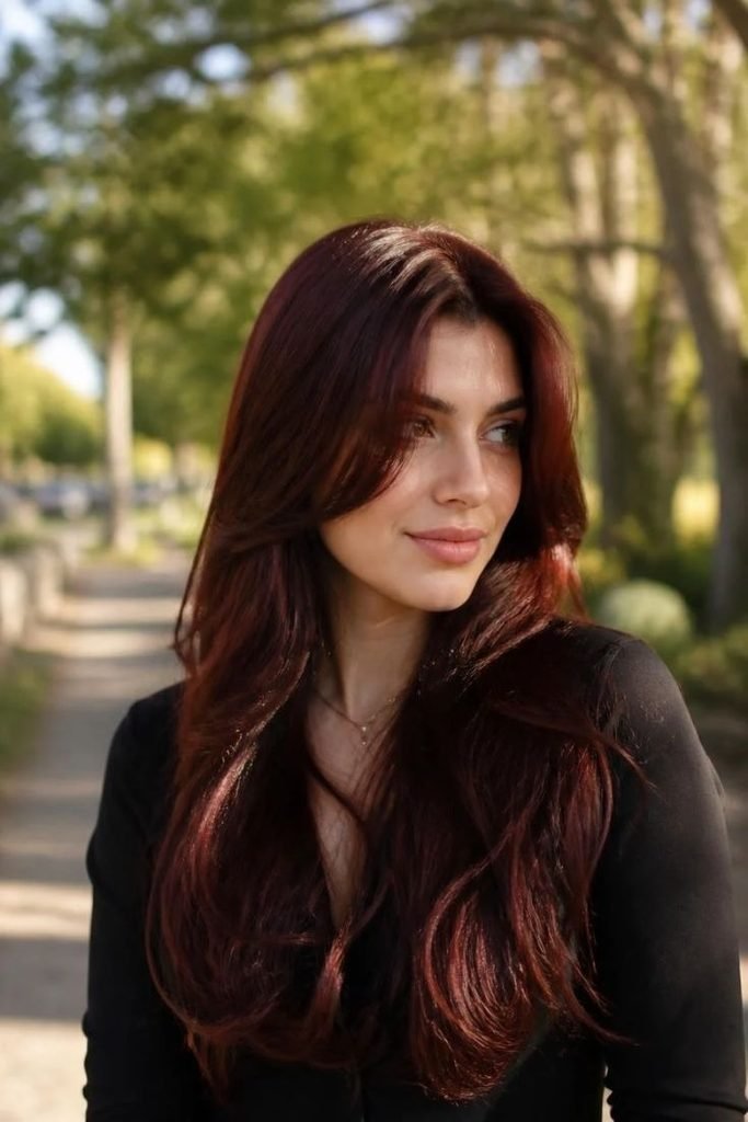 glossy-cherry-cola-hair