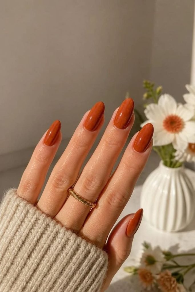pumpkin-spice-marble-nails
