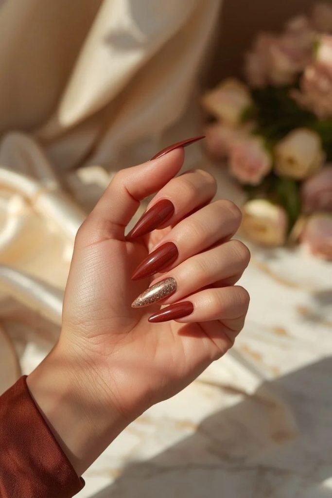 brown-and-gold-nails