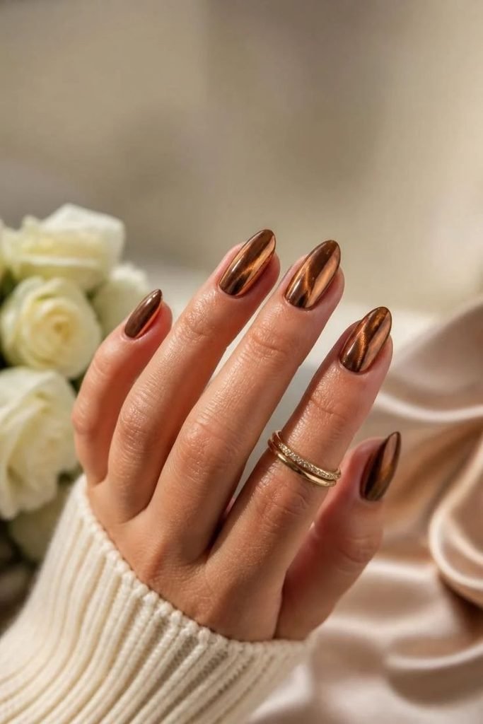 chrome-autumn-nails