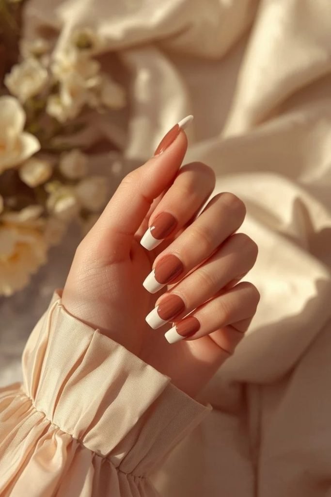 mocha-french-tips
