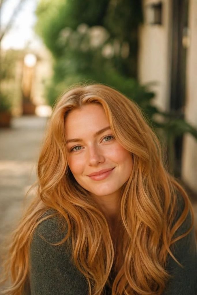 28 Best Hair Colors for Warm Skin Tone 2026: Flattering Golden & Copper Shades strawberry-blonde-hair-color