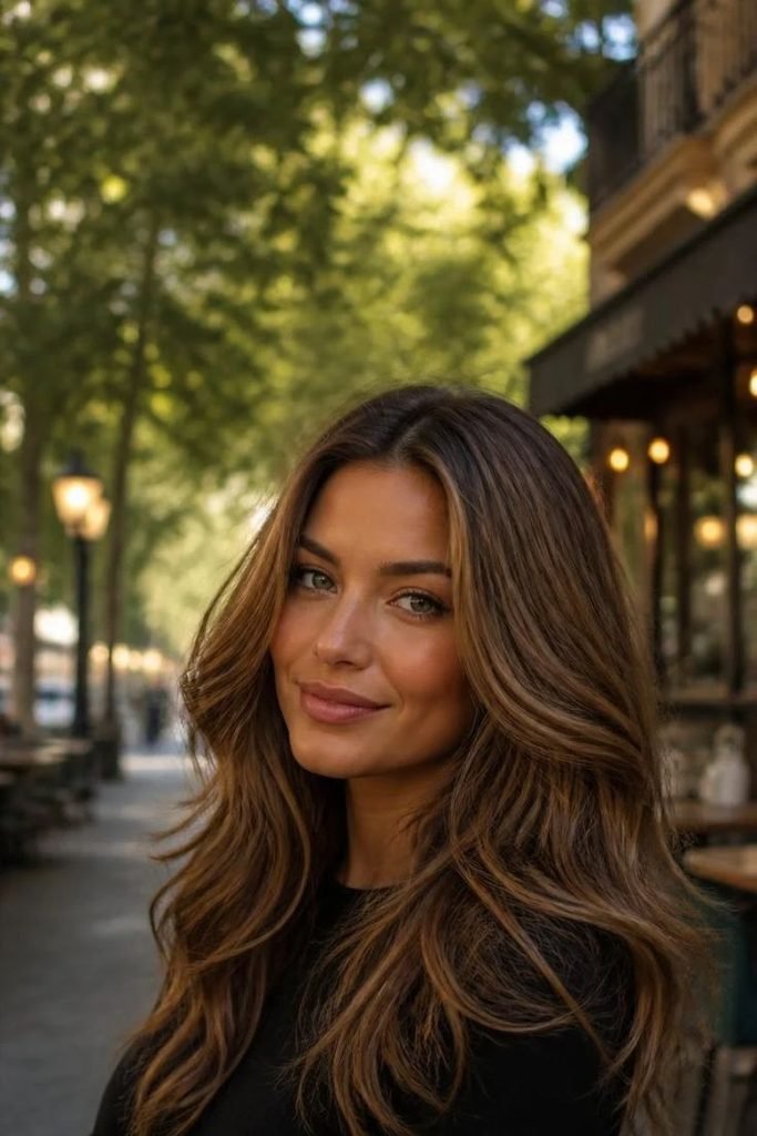 28 Best Hair Colors for Warm Skin Tone 2026: Flattering Golden & Copper Shades caramel-brown-hair-color