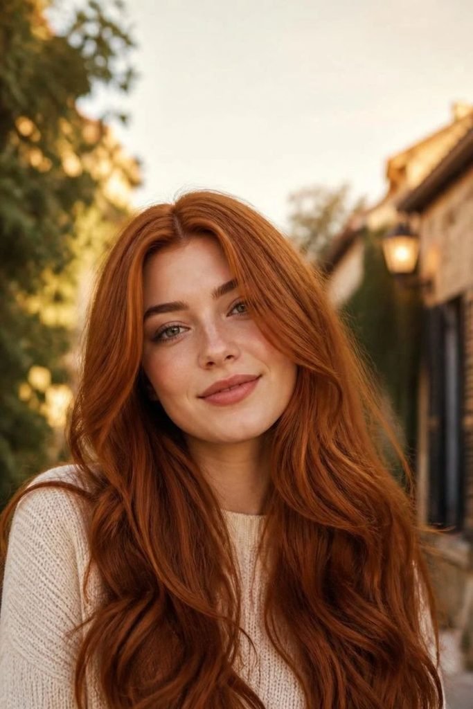 28 Best Hair Colors for Warm Skin Tone 2026: Flattering Golden & Copper Shades copper-red-hair-color