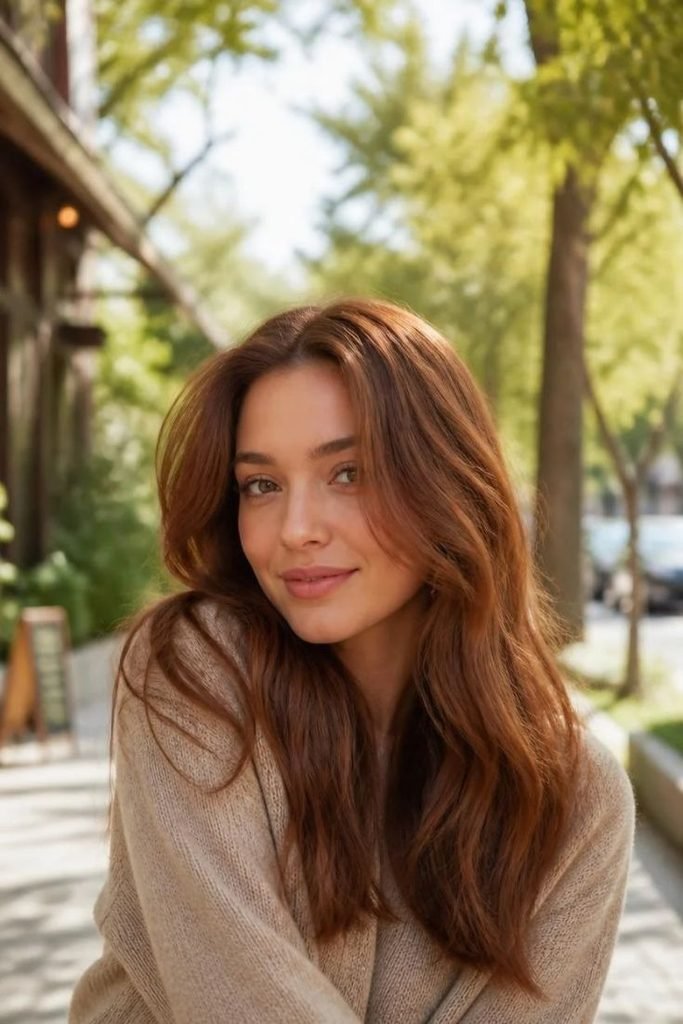 28 Best Hair Colors for Warm Skin Tone 2026: Flattering Golden & Copper Shades cinnamon-brown-hair-color