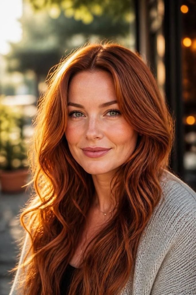 28 Best Hair Colors for Warm Skin Tone 2026: Flattering Golden & Copper Shades auburn-hair-color
