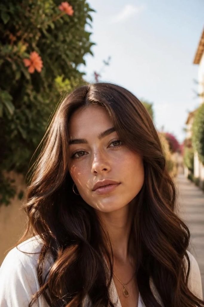 28 Best Hair Colors for Warm Skin Tone 2026: Flattering Golden & Copper Shades chocolate-brown-hair-color