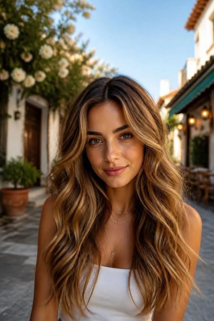 28 Best Hair Colors for Warm Skin Tone 2026: Flattering Golden & Copper Shades golden-honey-brown-hair-color