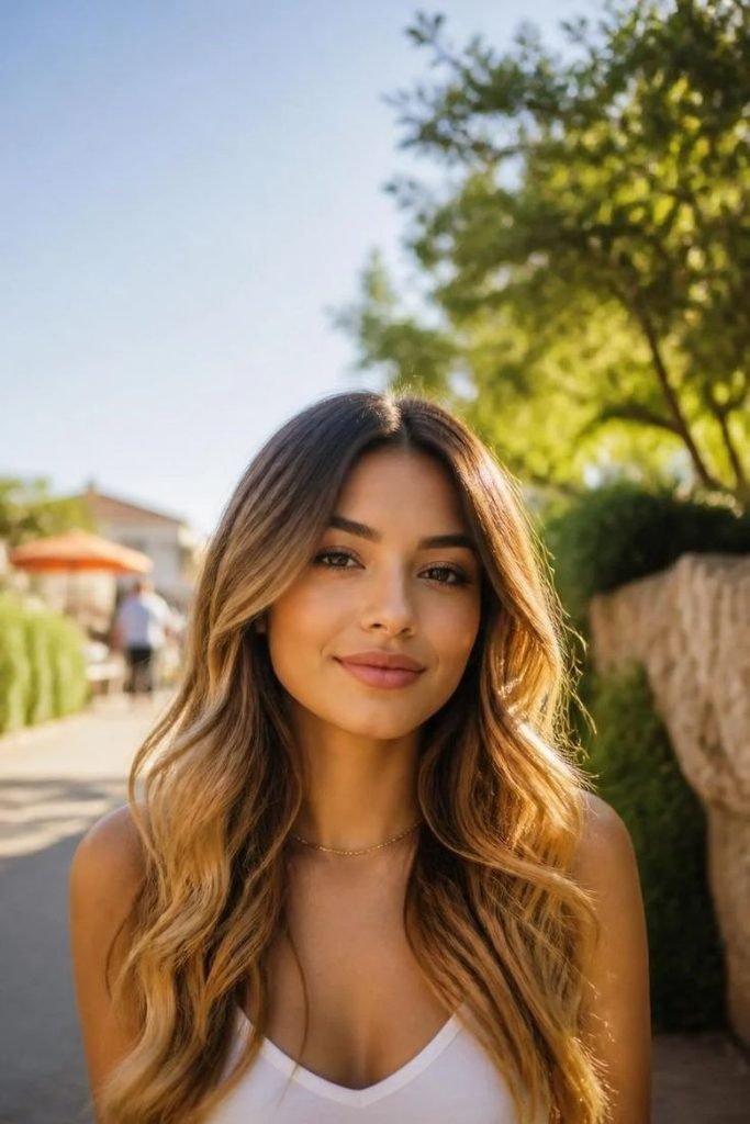28 Best Hair Colors for Warm Skin Tone 2026: Flattering Golden & Copper Shades golden-ombre-hair-color