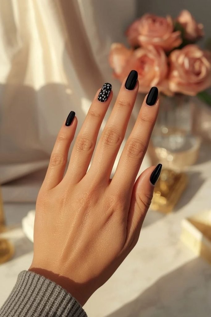 black-chrome-nails
