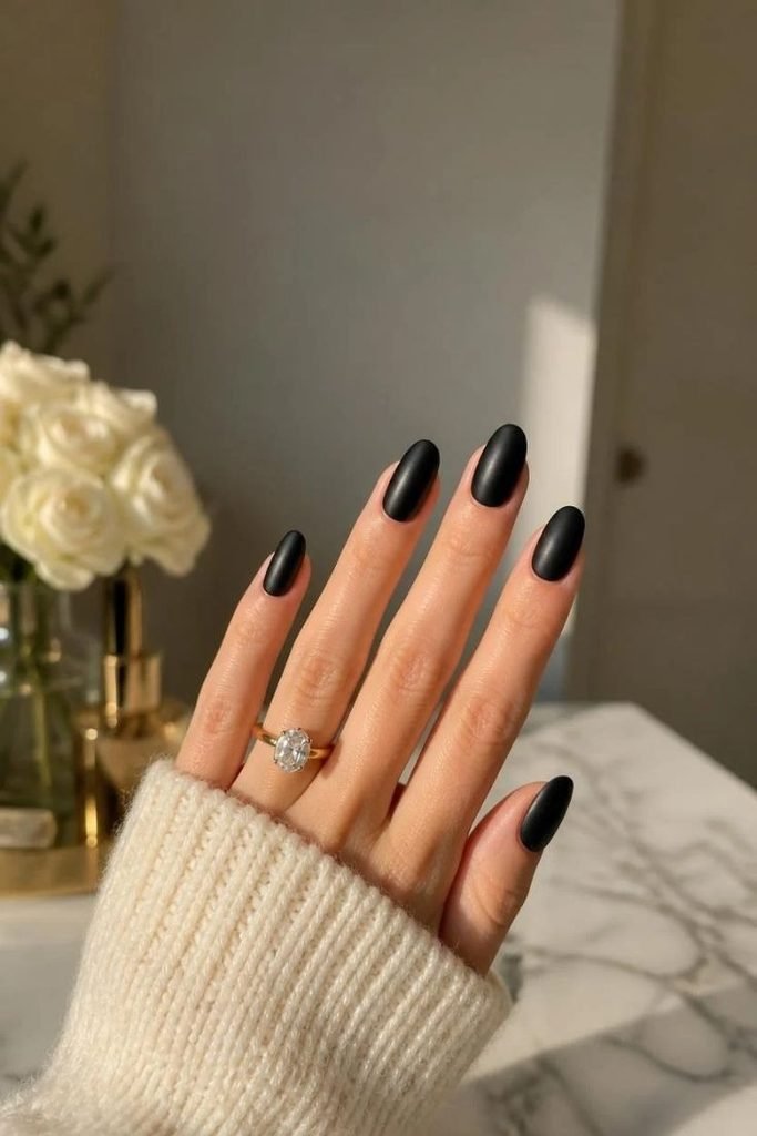 matte-black-nails