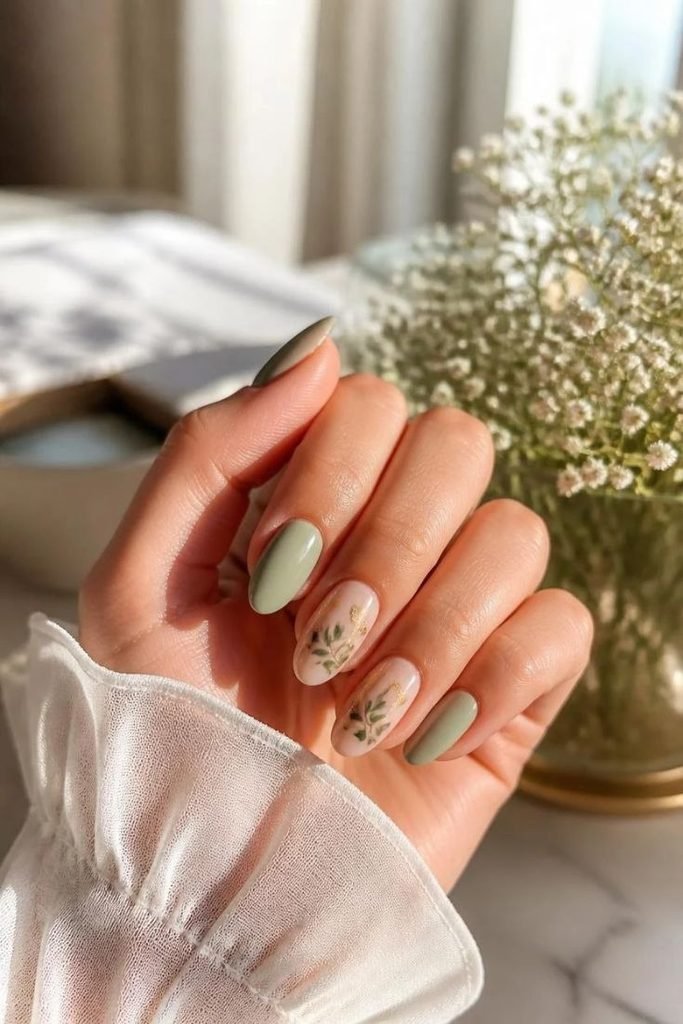 sage-green-botanical-nails