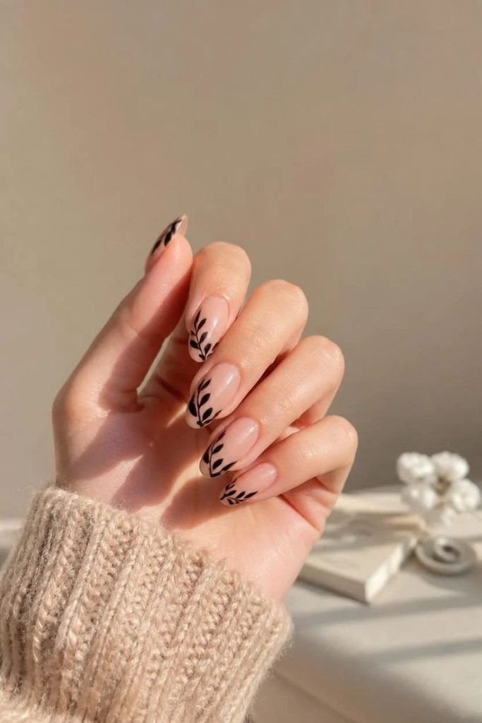 minimalist-black-leaf-designs