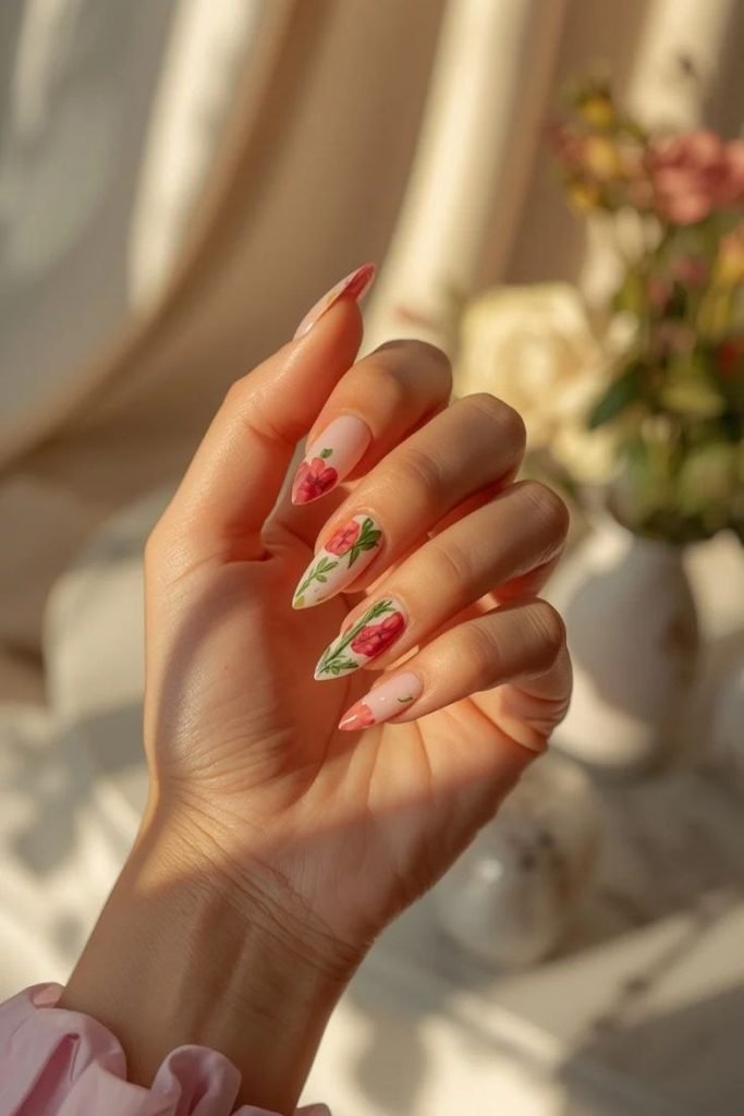 watercolor-leaf-nails