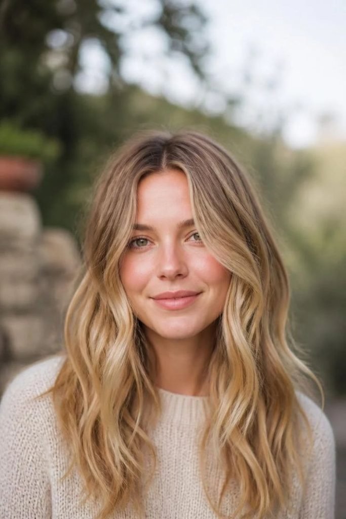 honey-blonde